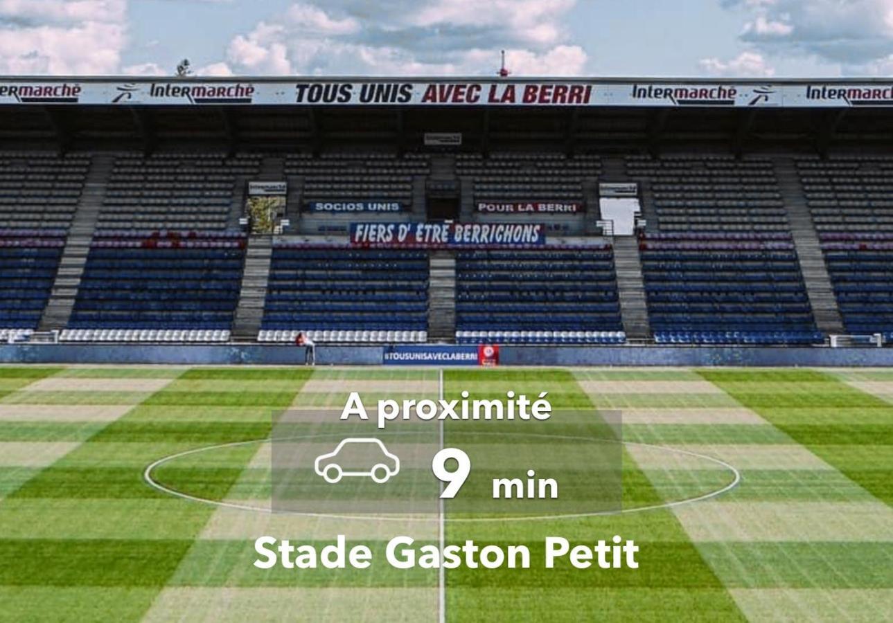 Le Studio Design ⸱ Stationnement Gratuit ⸱ Fibre Deols ภายนอก รูปภาพ